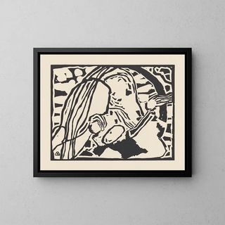 Klnge Pl09 - Wassily Kandinsky — framed artwork on a wall