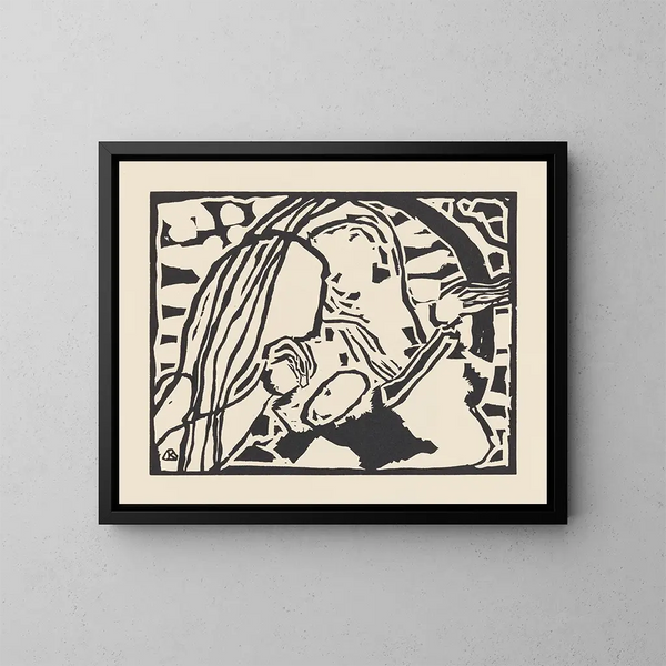 Klnge Pl09 - Wassily Kandinsky — framed artwork on a wall
