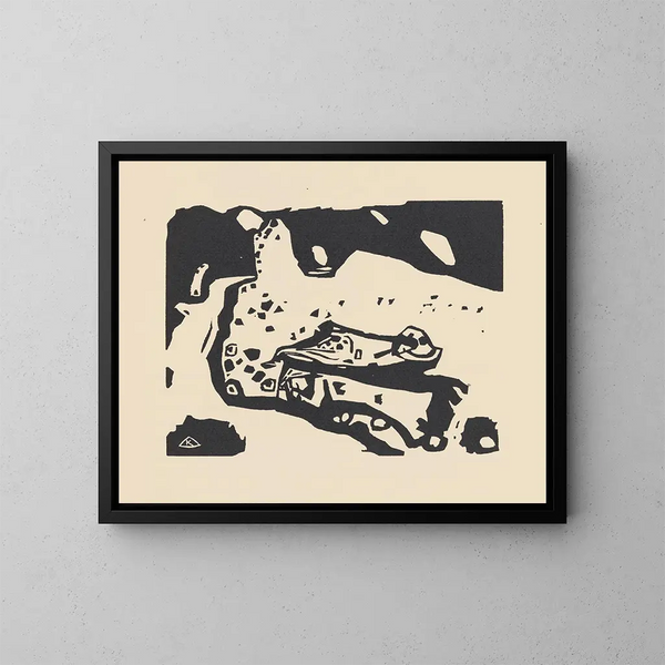 Klnge Pl14 - Wassily Kandinsky — framed artwork on a wall