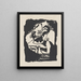 Klinge Pl17 - Wassily Kandinsky — framed artwork on a wall