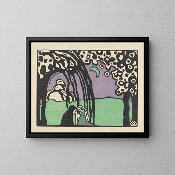 Klnge Pl20 - Wassily Kandinsky — framed artwork on a wall
