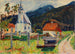 Kochel, Village Church - Wassily Kandinsky — artwork view