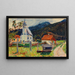 Kochel, Village Church - Wassily Kandinsky — framed artwork on a wall