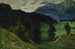 Mountains of Kochel with pines - Wassily Kandinsky — artwork view