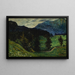 Mountains of Kochel with pines - Wassily Kandinsky — framed artwork on a wall
