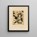 Lithography No. III - Wassily Kandinsky — framed artwork on a wall