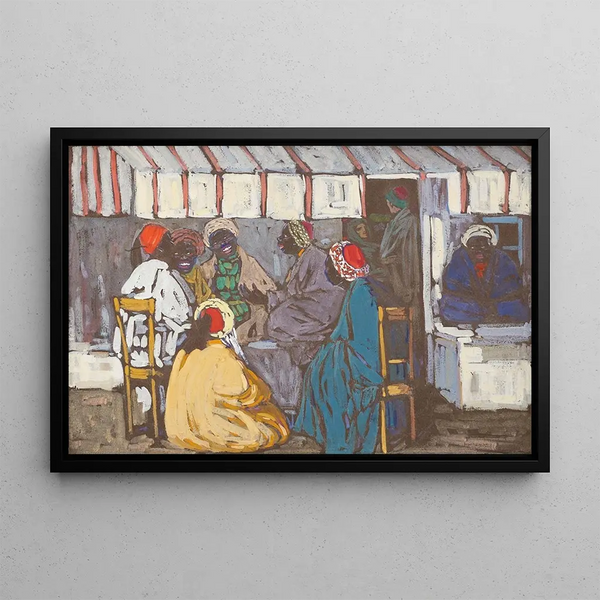 Café maure - Wassily Kandinsky — framed artwork on a wall
