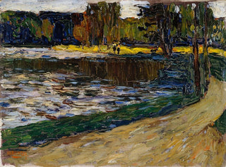 Garden English of Munich - Wassily Kandinsky — artwork view