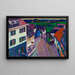 Murnau View from the Griesbräu window - Wassily Kandinsky — framed artwork on a wall