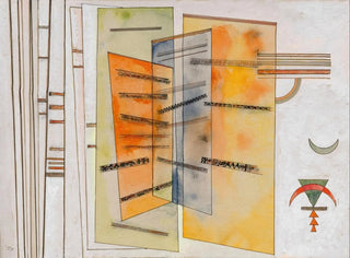 Des deux côtés - Wassily Kandinsky — artwork view