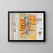 Des deux côtés - Wassily Kandinsky — framed artwork on a wall