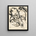 Untitled Painting - Wassily Kandinsky — framed artwork on a wall