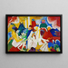 Oriental Painting - Wassily Kandinsky — framed artwork on a wall