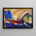 with Troika - Wassily Kandinsky — framed artwork on a wall