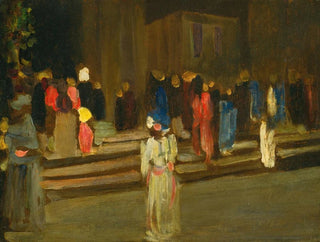 Entrance to the Saint-Cloud Park - Wassily Kandinsky — artwork view