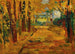 Saint-Cloud Park Painting Autumn I - Wassily Kandinsky — artwork view