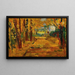 Saint-Cloud Park Painting Autumn I - Wassily Kandinsky — framed artwork on a wall