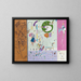 Parties diverses - Wassily Kandinsky — framed artwork on a wall
