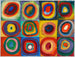 Squares with Concentric Circles - Wassily Kandinsky — artwork view