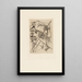 Engraving for the German Artistic Community - Wassily Kandinsky — framed artwork on a wall
