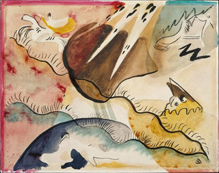 Rainy Landscape Painting - Wassily Kandinsky — artwork view