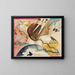 Rainy Landscape Painting - Wassily Kandinsky — framed artwork on a wall