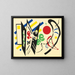 Reciprocal - Wassily Kandinsky — framed artwork on a wall