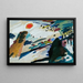 Romantic landscape painting - Wassily Kandinsky — framed artwork on a wall