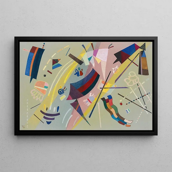 Untitled Painting - Wassily Kandinsky — framed artwork on a wall