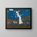 Sketch for a poster of a French brewery - Wassily Kandinsky — framed artwork on a wall