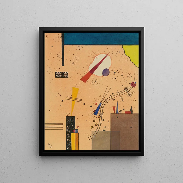 Syringe spray - Wassily Kandinsky — framed artwork on a wall