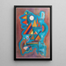 Standing Painting - Wassily Kandinsky — framed artwork on a wall