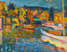 Study for Autumn Landscape with Boats - Wassily Kandinsky — artwork view