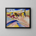 Study for Winter No. II - Wassily Kandinsky — framed artwork on a wall