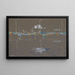Les Navires - Wassily Kandinsky — framed artwork on a wall
