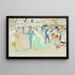 The Young Couple - Wassily Kandinsky — framed artwork on a wall