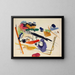 Untitled Painting - Wassily Kandinsky — framed artwork on a wall