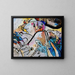 With the Sun - Wassily Kandinsky — framed artwork on a wall