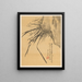 Orchidée - Watanabe Kazan — framed artwork on a wall