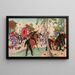 Occupation of the Fort at Weihaiwei - Watanabe Nobukazu — framed artwork on a wall