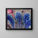 Sculpture of the Naples Aquarium - Wenzel August Hablik — framed artwork on a wall