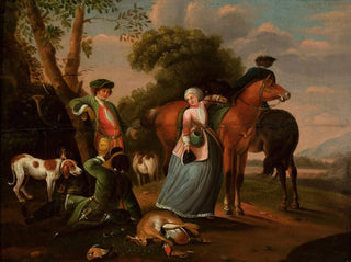 "Au repos lors d'une chasse" by Wenzel Ignaz Prasch — artwork view