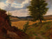 Landscape study with tree in a field - Werner Holmberg — artwork view