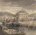 Weymouth with figures, shipping, and view of the Custom House - John Henderson — artwork view