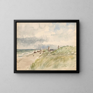 La Côte à Kativigh, Hollande - Whitney Warren Jr — framed artwork on a wall