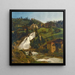 Wildbad Gastein Painting, Wildbad Gastein Waterfalls - Ferdinand Georg Waldmüller — framed artwork on a wall