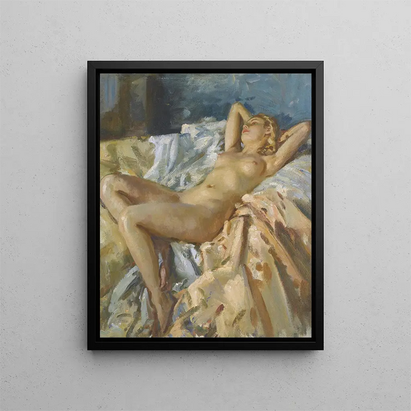 Barbara - Wilfrid Gabriel de Glehn — framed artwork on a wall