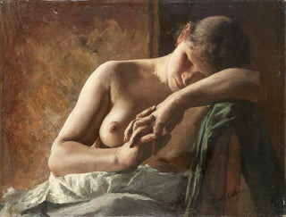 Study of a sleeping girl - Wilhelm Altheim — artwork view