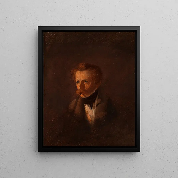 Daniel Fohr - Wilhelm Bendz — framed artwork on a wall