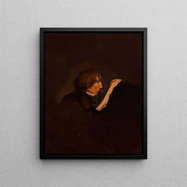 Heinrich Crola - Wilhelm Bendz — framed artwork on a wall
